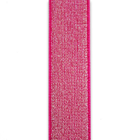 Glitter Elastic 40mm Dark Pink