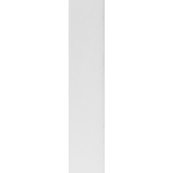 Plush Elastic 25mm Solid White
