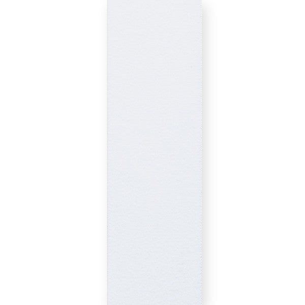 Plush Elastic 40mm Solid White