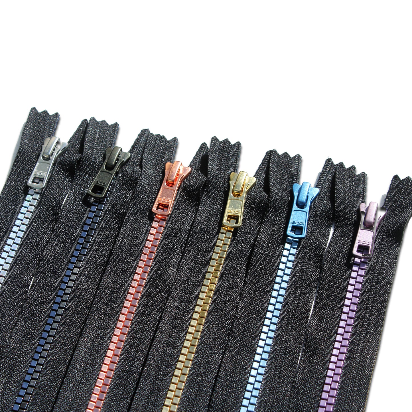 BOO Chunky Zip Closed End Bundle Flat Black