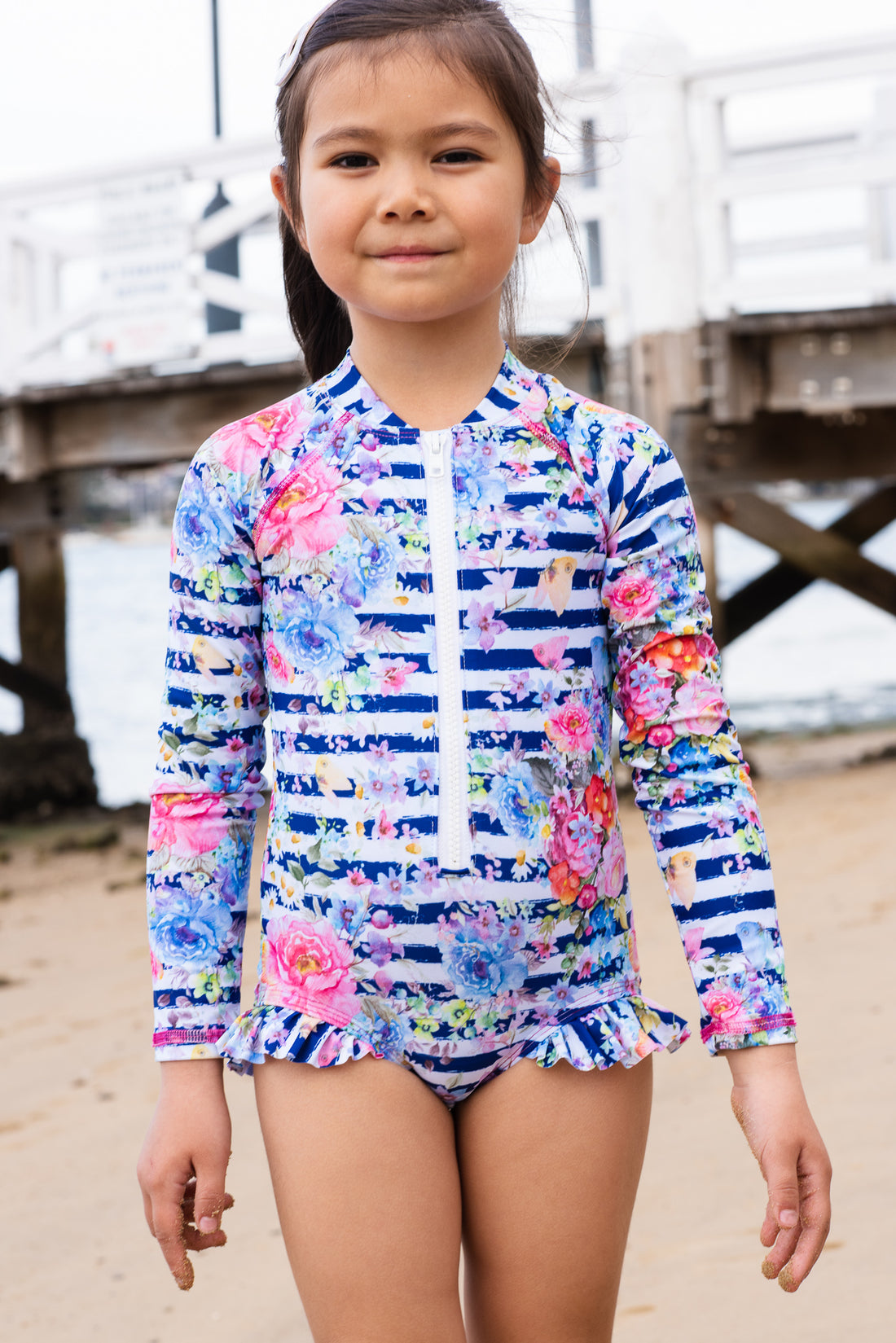 Pattern Hack: Swimsuit Leg Ruffles