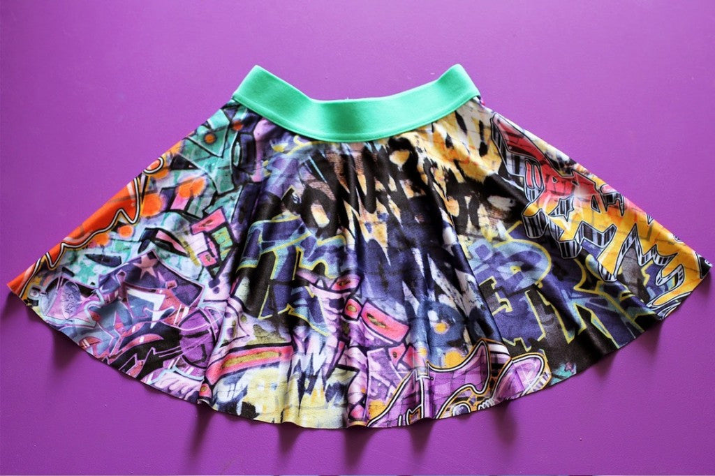 Pattern Hack: Spandex Skater Skirt
