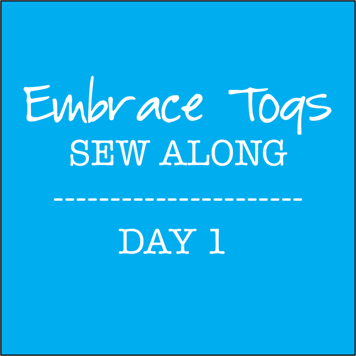 Embrace Togs Sew Along - Day 1