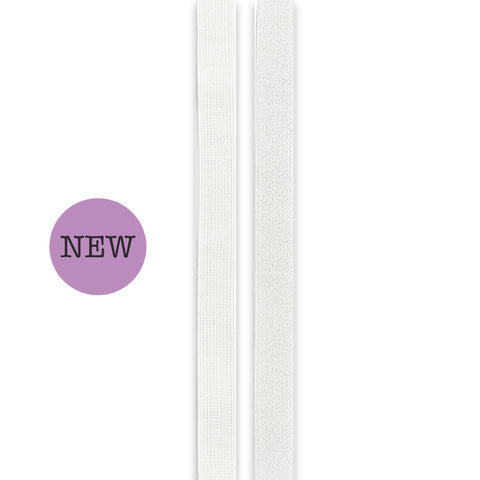 Plush Back Swimwear Elastic 10mm White