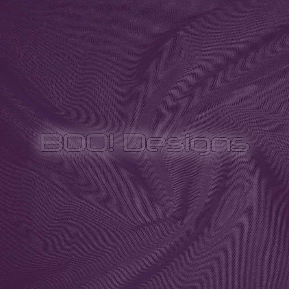 Alicante Stretch Net Aubergine