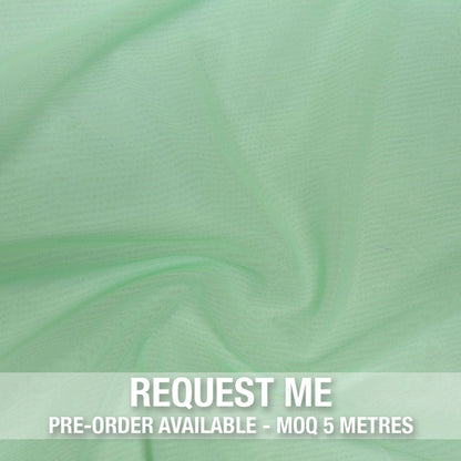 Alicante Stretch Net Spearmint Fabric