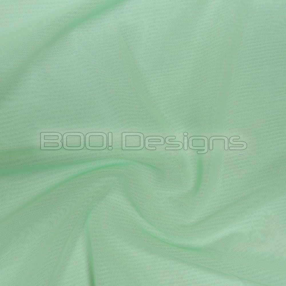 Alicante Stretch Net Spearmint Fabric