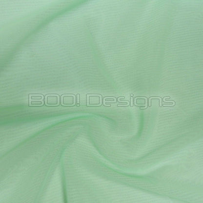 Alicante Stretch Net Spearmint Fabric