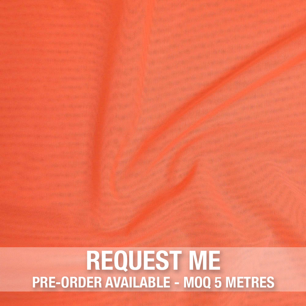 Alicante Stretch Net Sunglow Fabric