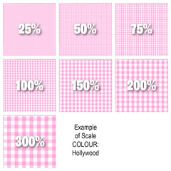 Spandex BOO35 Gingham Soft Pink