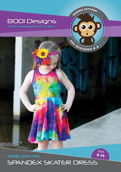 PDF Pattern: Spandex Skater Dress PDF Pattern