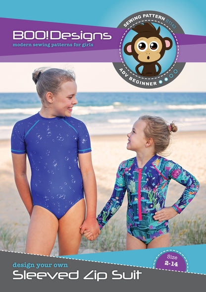 PDF Pattern: Sleeved Zip Suit PDF Pattern