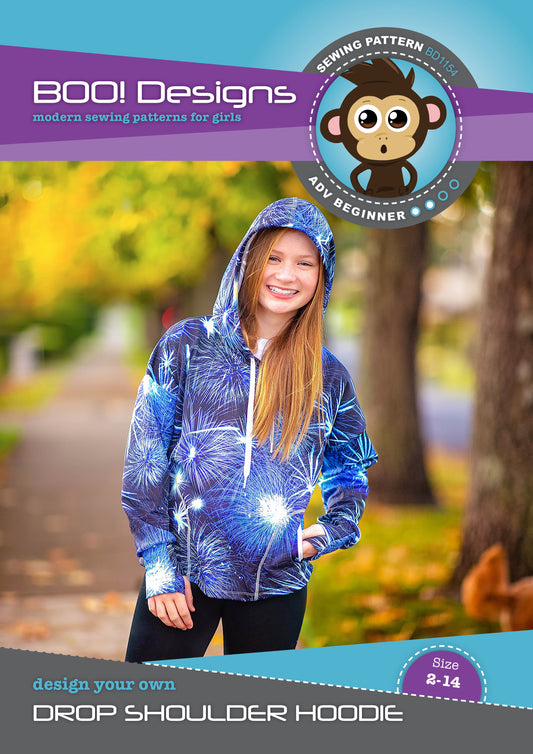 PDF Pattern: Drop Shoulder Hoodie