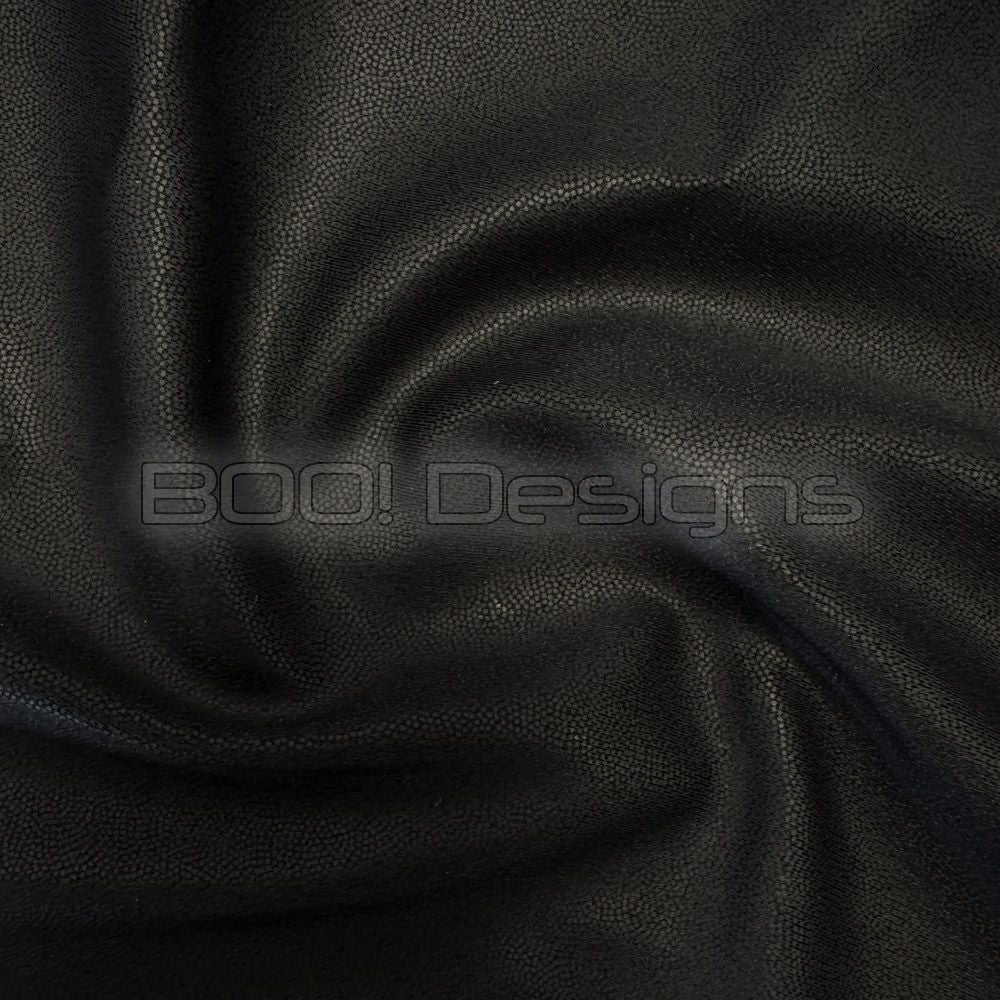 Spandex Metallic Matt Black