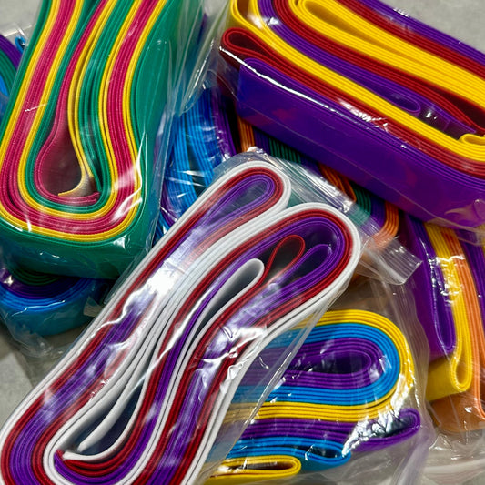 Plush Elastic 40mm Mystery Bundle x 4.5m Sampler