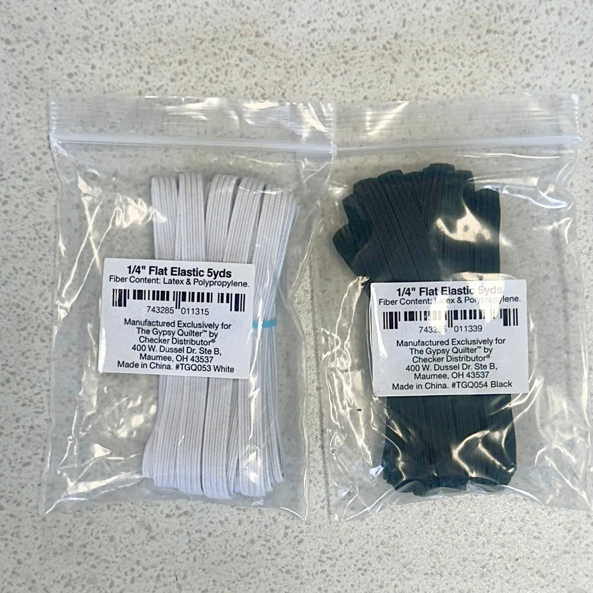 Flat Elastic 6mm x 4.5m Sampler