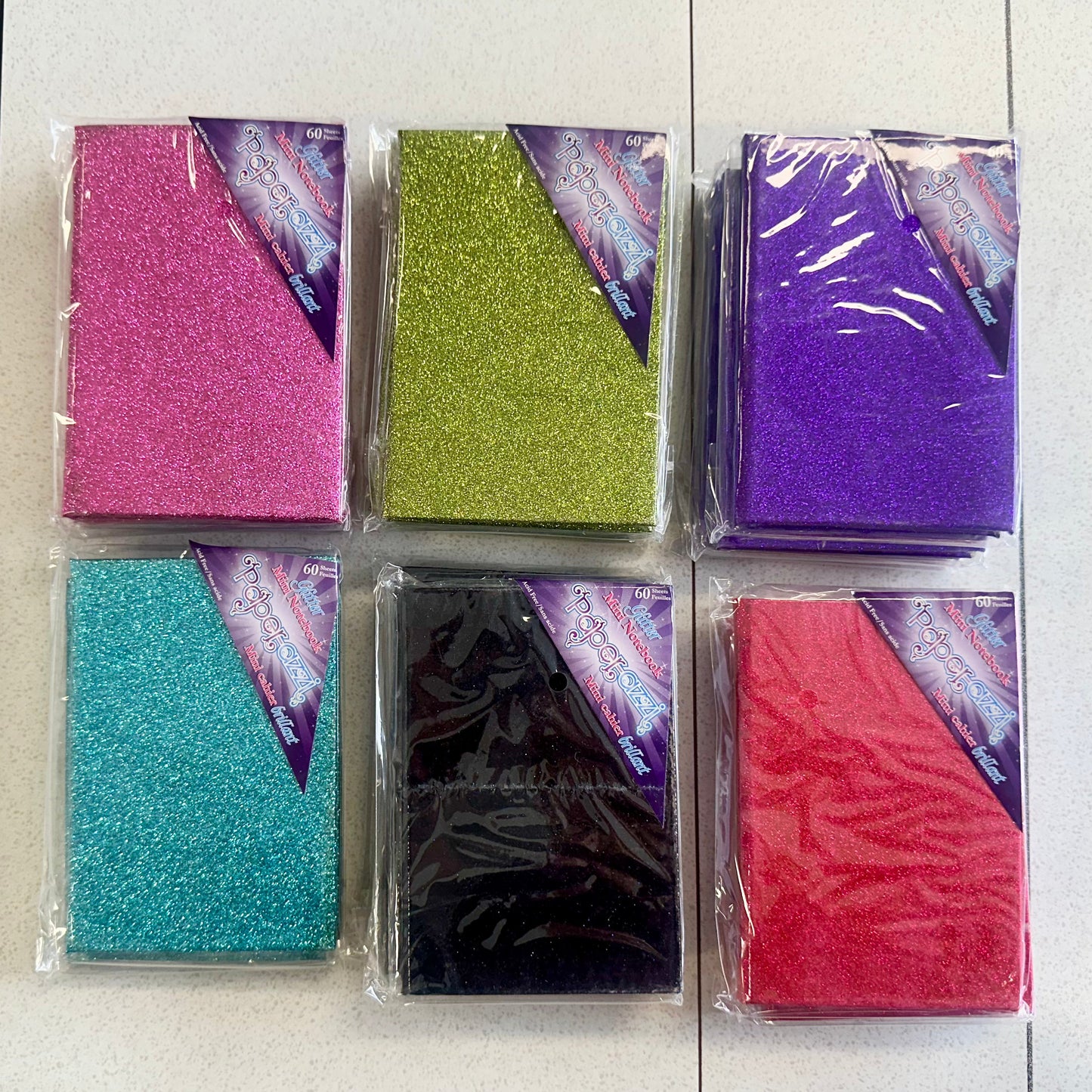 Glitter Notebook Sampler
