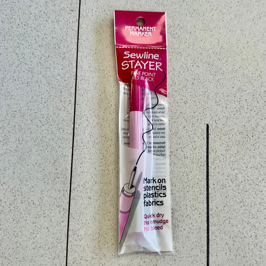 Sewling Stayer Fine Point Black 0.5 Sampler