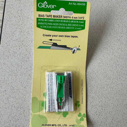 Bias Tape Maker 6mm Sampler