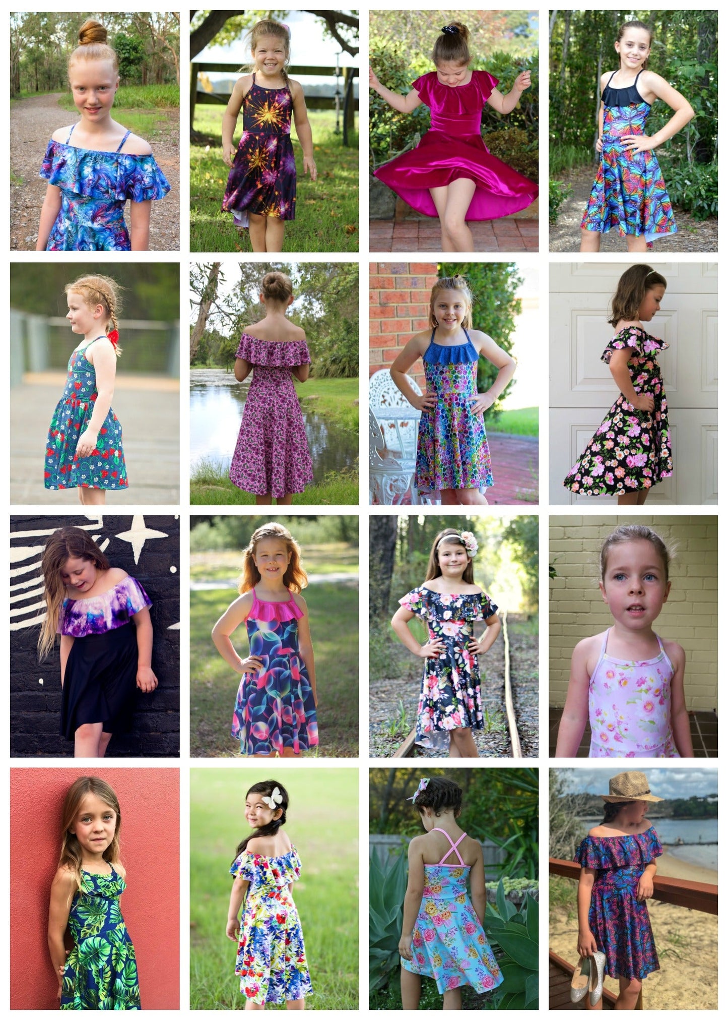 PDF Pattern: Flounce Dress PDF Pattern