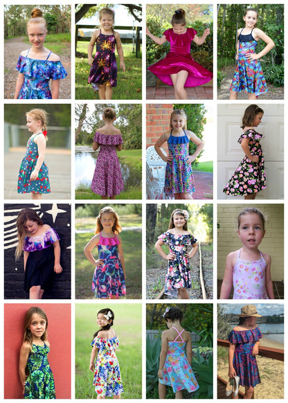 PDF Pattern: Flounce Dress PDF Pattern