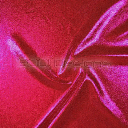 Spandex Metallic Pomengranate Fabric