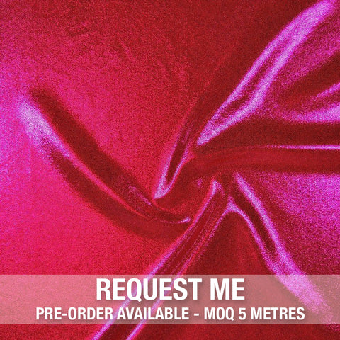 Spandex Metallic Pomengranate