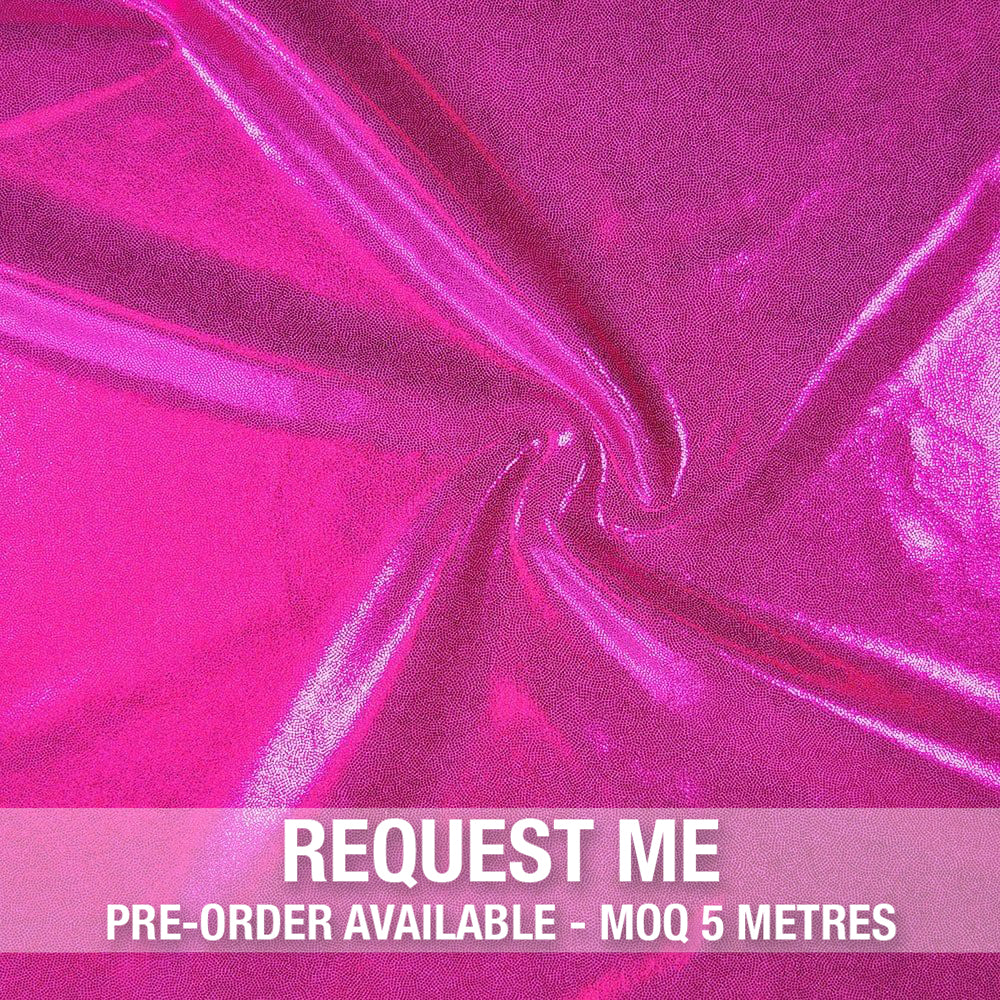 Spandex Metallic Party Pink Fabric