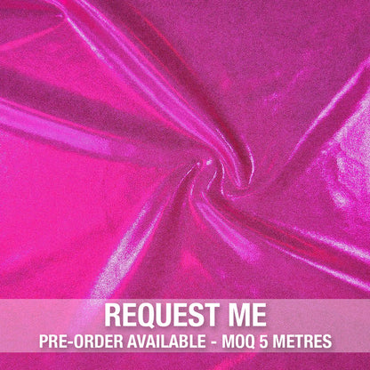 Spandex Metallic Party Pink Fabric