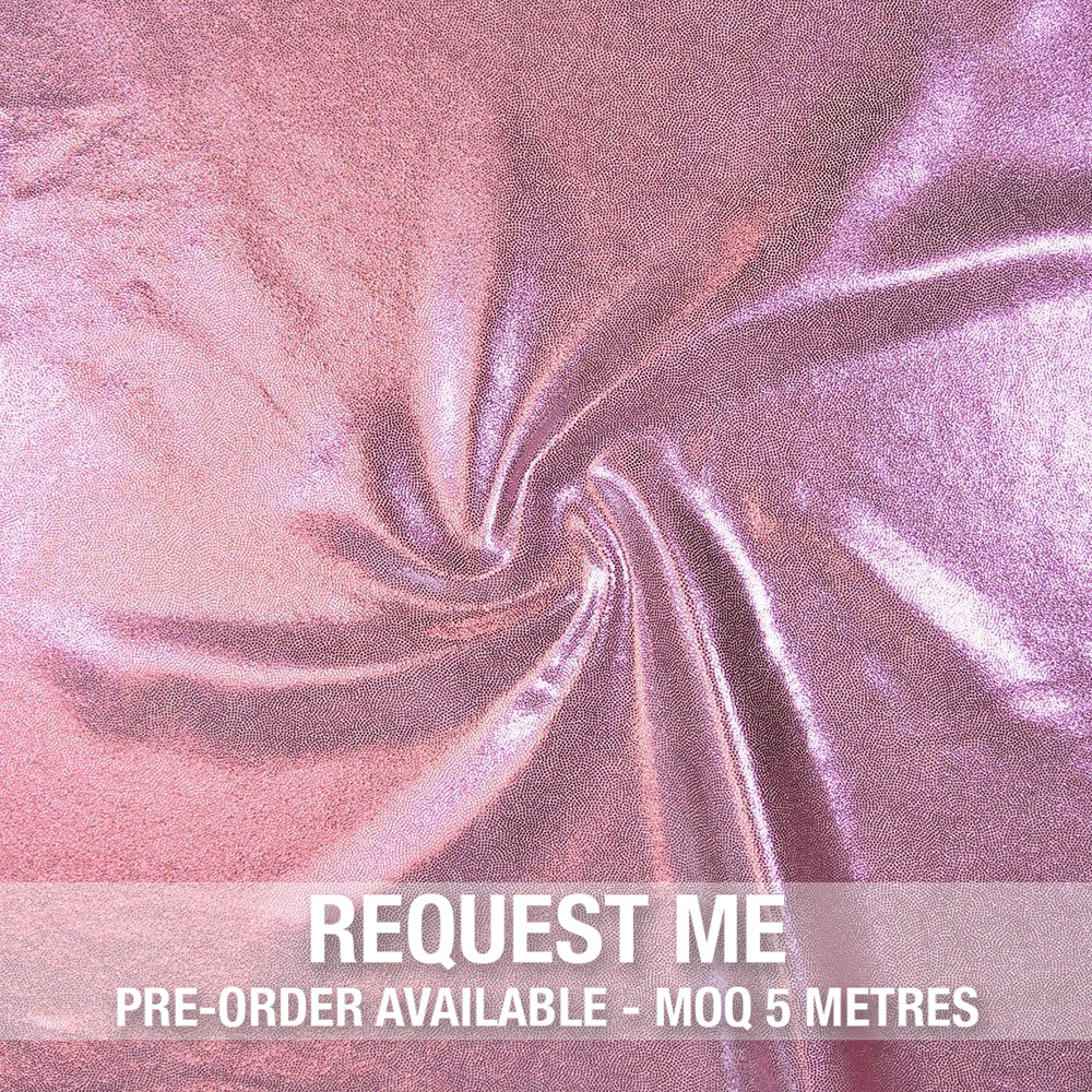 Spandex Metallic Bubble Gum