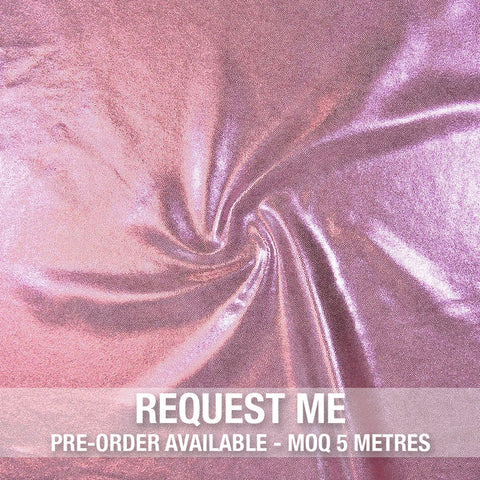 Spandex Metallic Bubble Gum