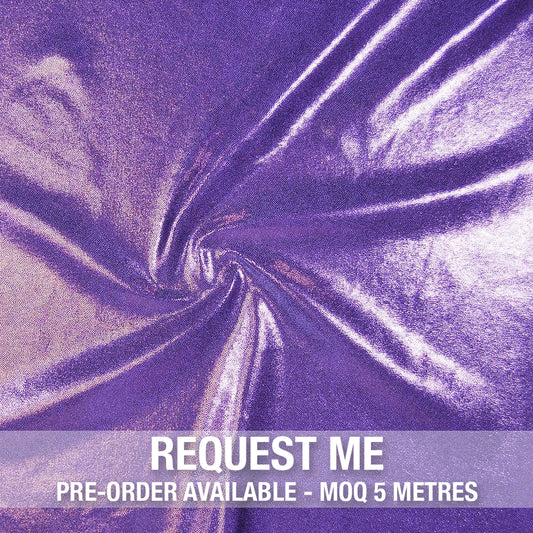 Spandex Metallic Lilac