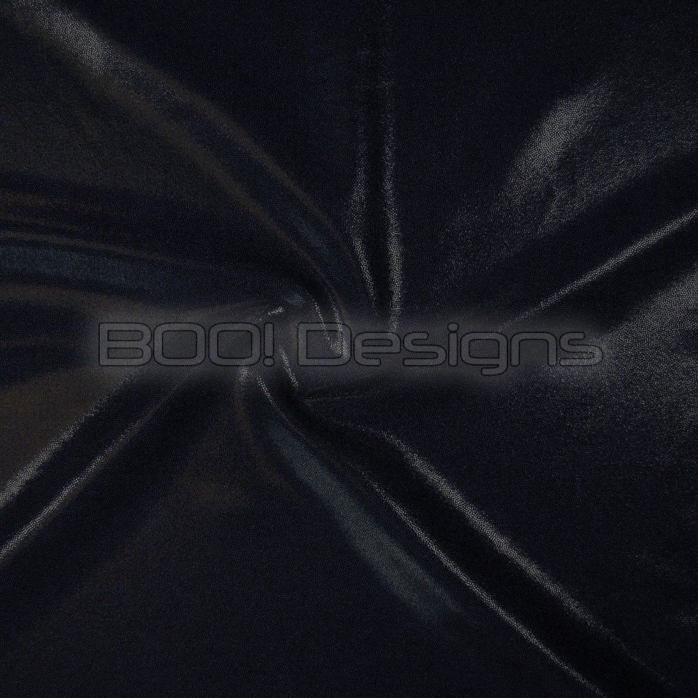 Spandex Metallic Ebony