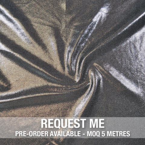 Spandex Metallic Gunmetal
