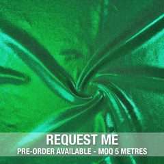 Spandex Metallic Clover Leaf