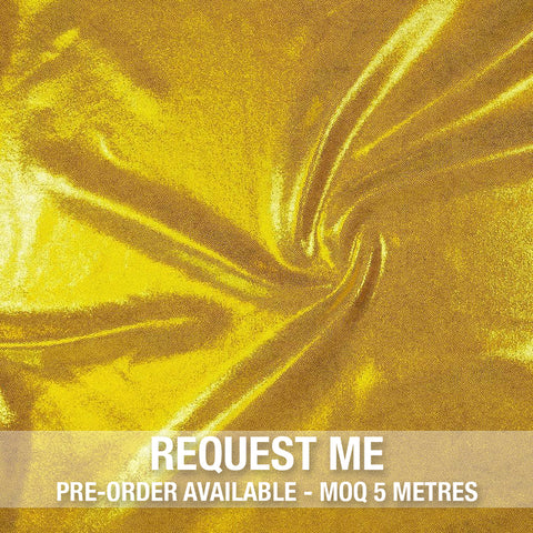 Spandex Metallic Pineapple