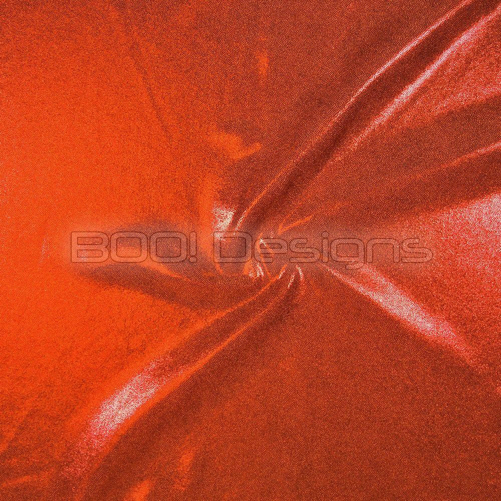Spandex Metallic Burnt Orange