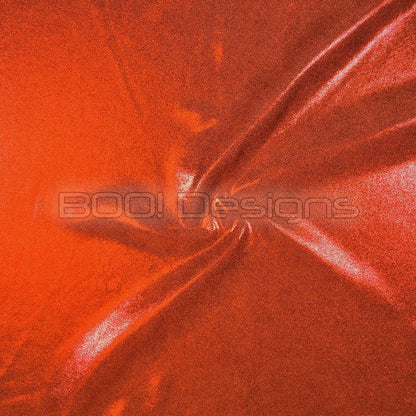 Spandex Metallic Burnt Orange