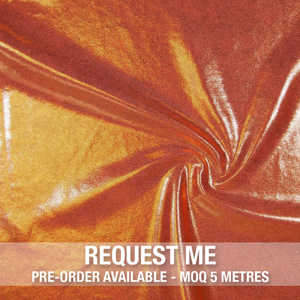 Spandex Metallic Amber