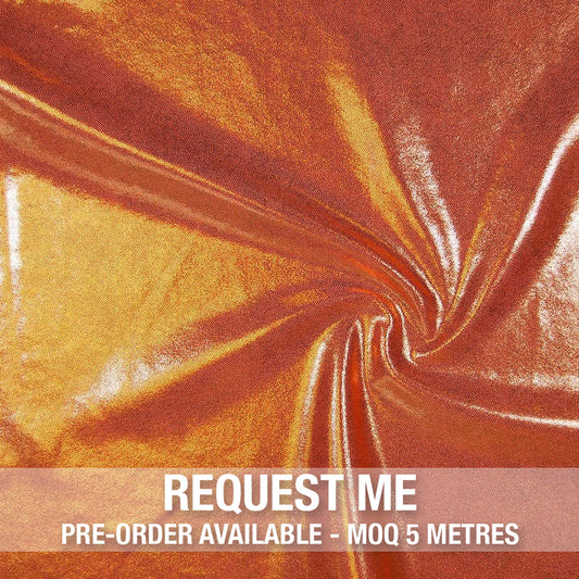 Spandex Metallic Amber