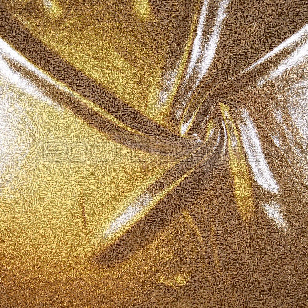 Spandex Metallic Gold