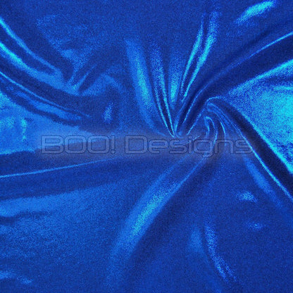 Spandex Metallic Paradise Blue