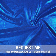 Spandex Metallic Paradise Blue