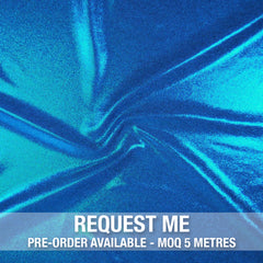 Spandex Metallic Turquoise
