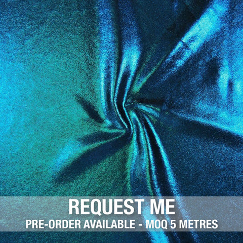 Spandex Metallic Aquine