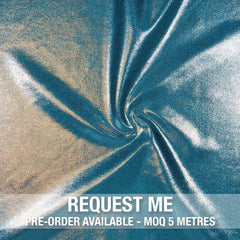 Spandex Metallic Atlantic