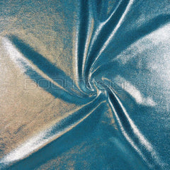 Spandex Metallic Atlantic