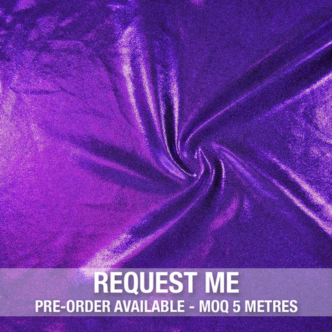 Spandex Metallic Violet
