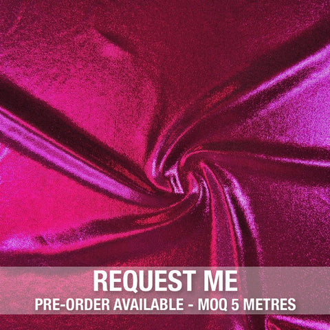 Spandex Metallic Raspberry