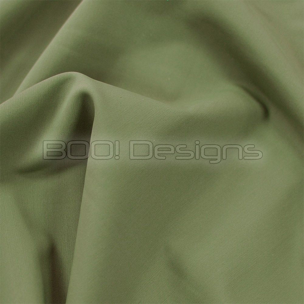 Spandex Vita Solid Army Fabric